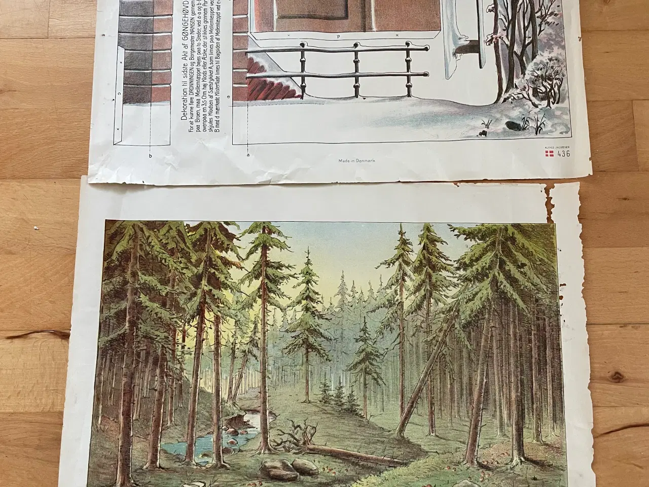 Billede 1 -  Kullisser af Alfred Jacobsen til Det kgl. Teater