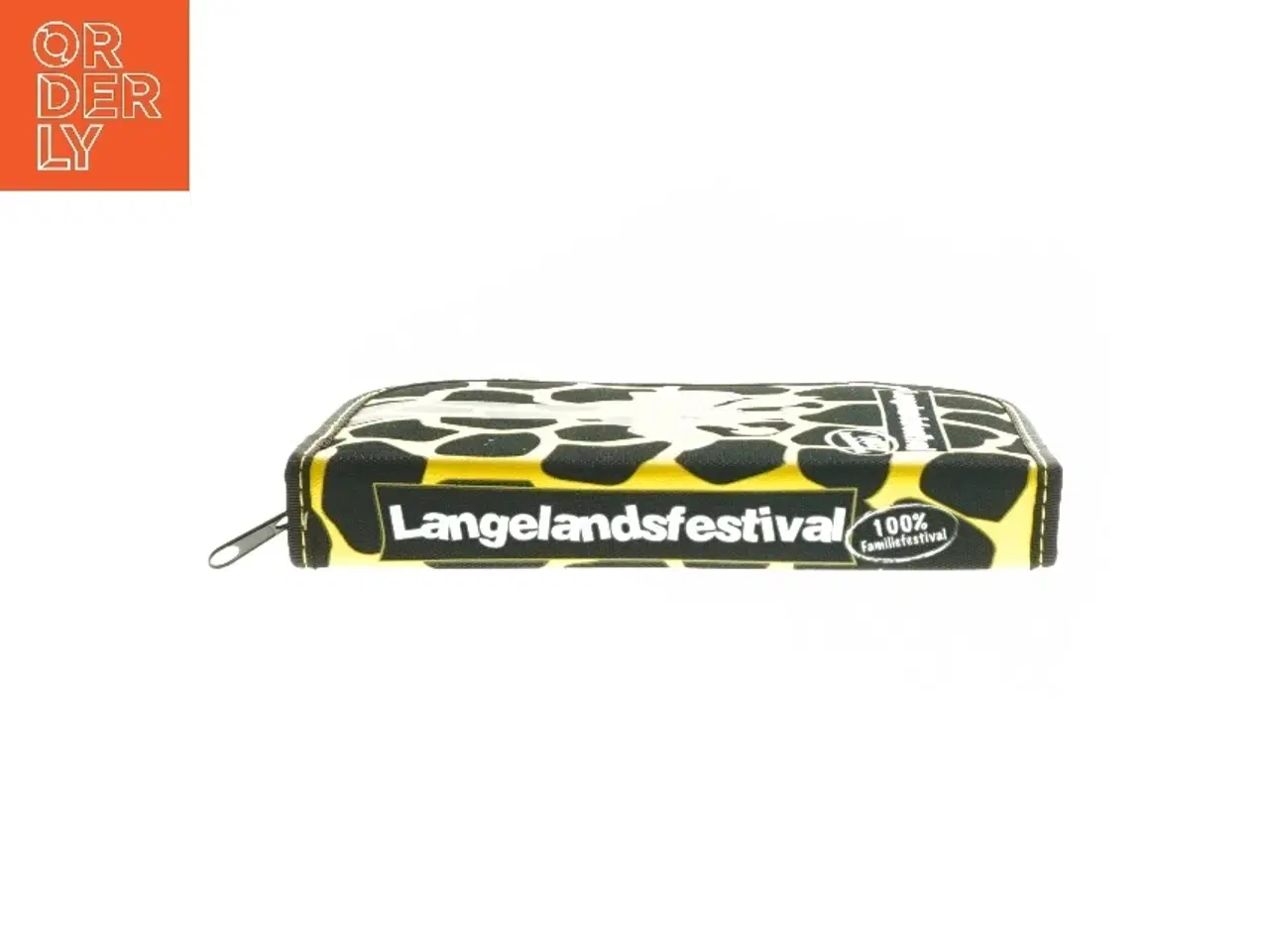 Billede 3 - Langelandsfestival pung med giraffmotiv fra Langelandsfestival (str. 19x13x2,5 cm)