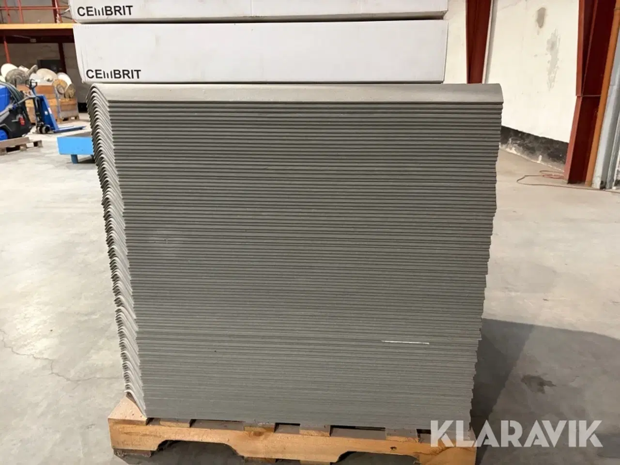 Billede 4 - Tageplader + rygning Cembrit Bølgeplader 100 styk plader + 70 styk rygninger
