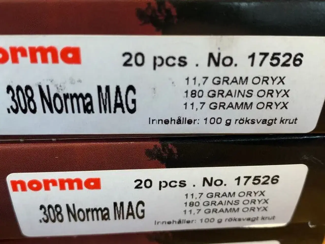 Billede 1 - 308 Norma Mag. Oryx