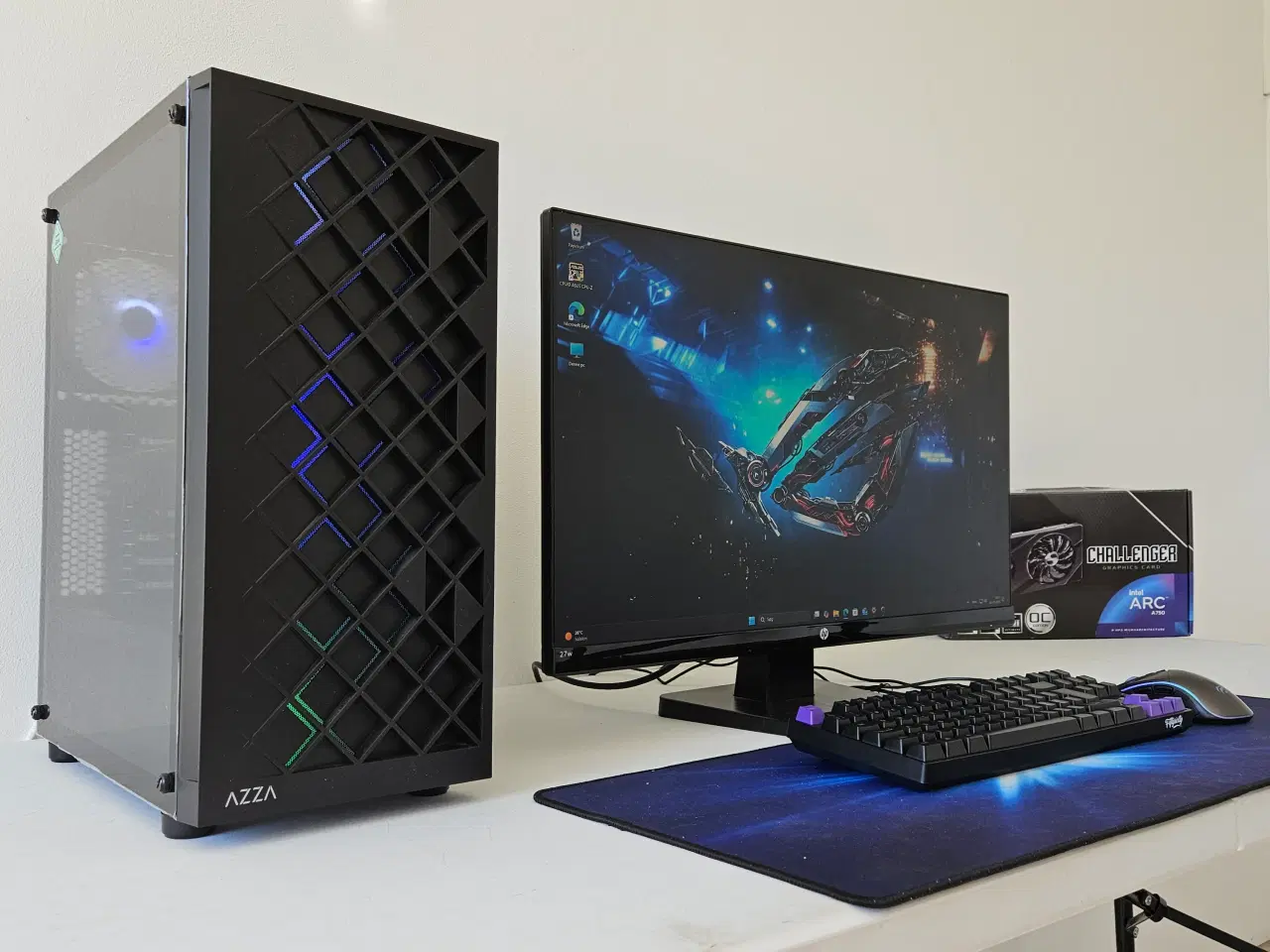Billede 8 - RGB Gamer PC + 27" Skærm