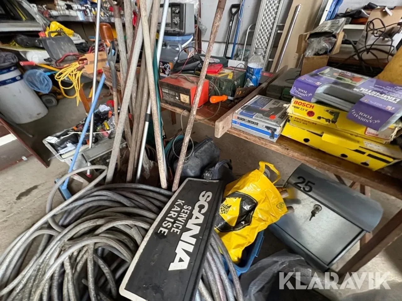 Billede 12 - Værktøj maskiner skabe og diverse samlet lot