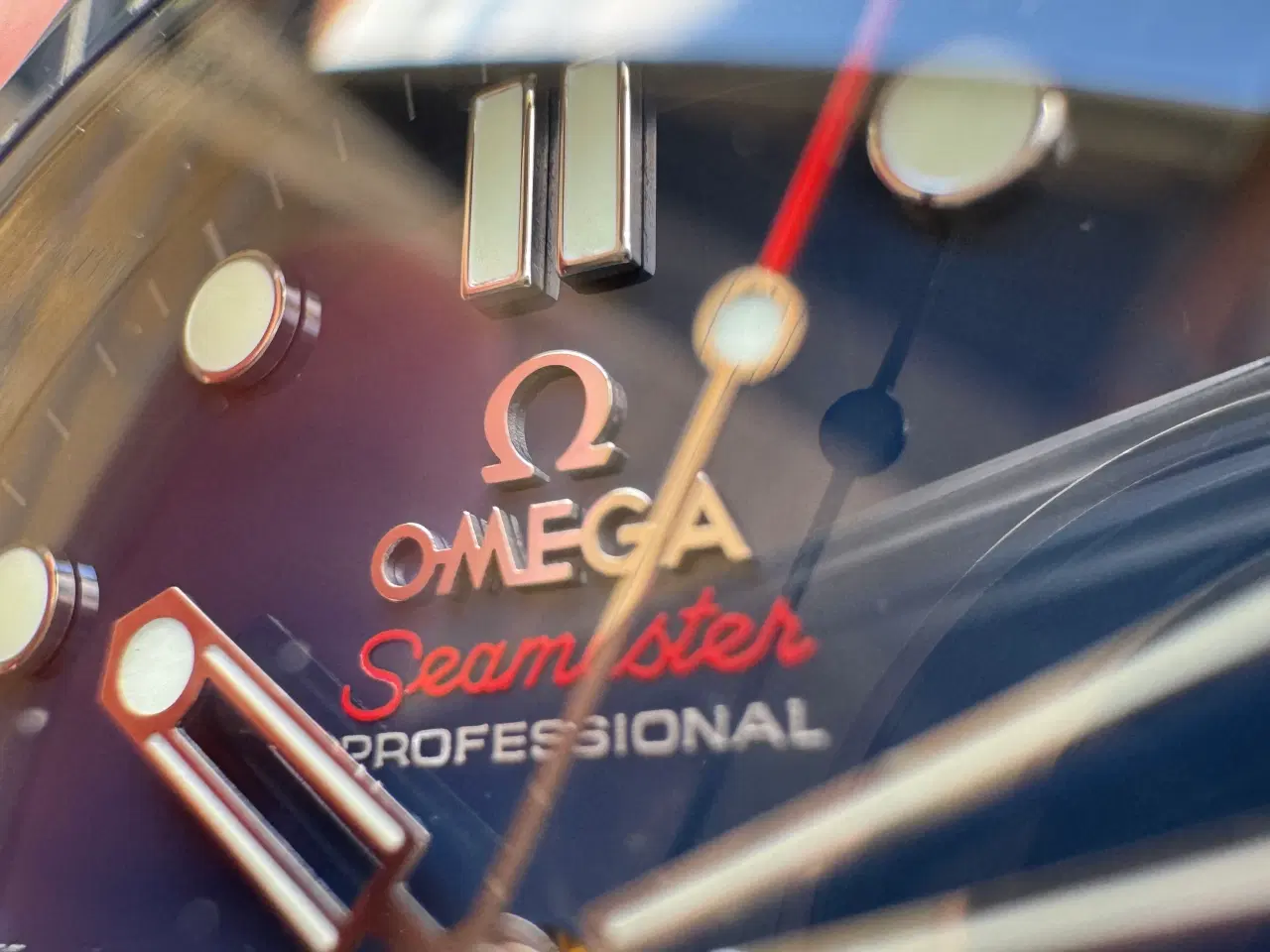 Billede 13 - Omega Seamaster 300 i blå til salg .