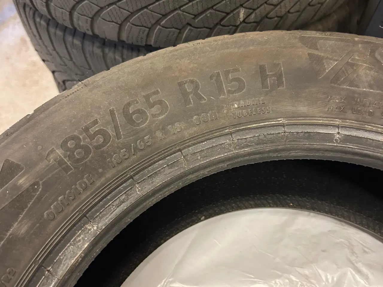 Billede 4 - Sommerdæk 185/65 r15 Continental 