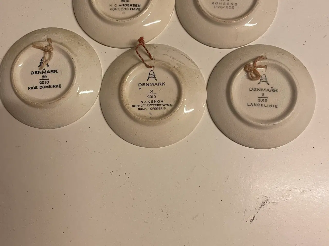 Billede 2 - Royal copenhagen pynteplade 6 stk
