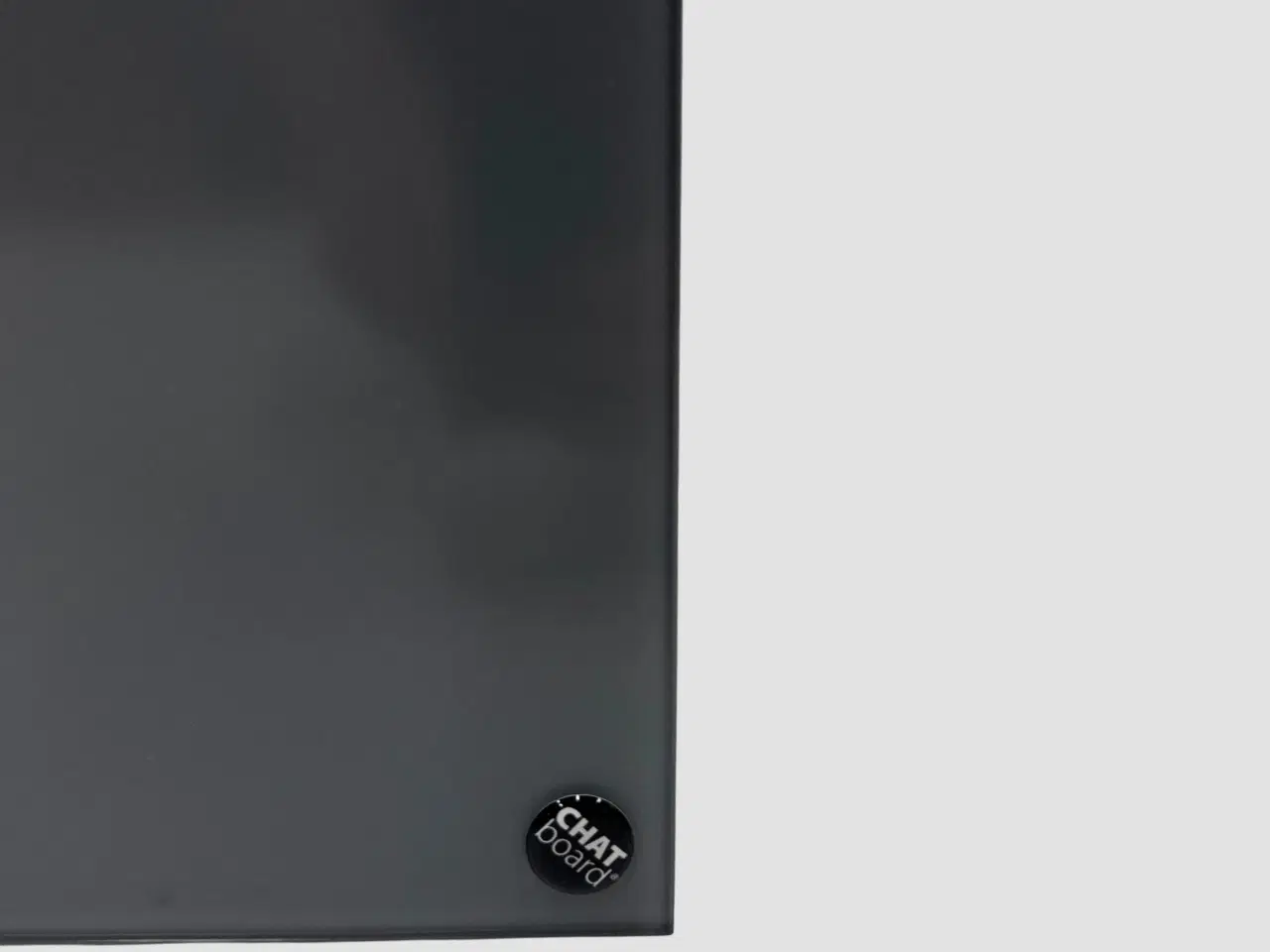 Billede 1 - Chat Board Classic Glastavle – Mørkegrå 200x100