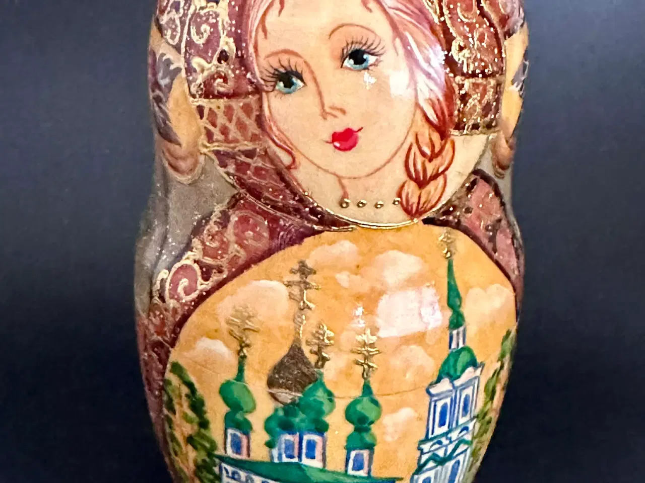 Billede 6 - Retro sæt af 6 ægte traditionelle russiske babushk