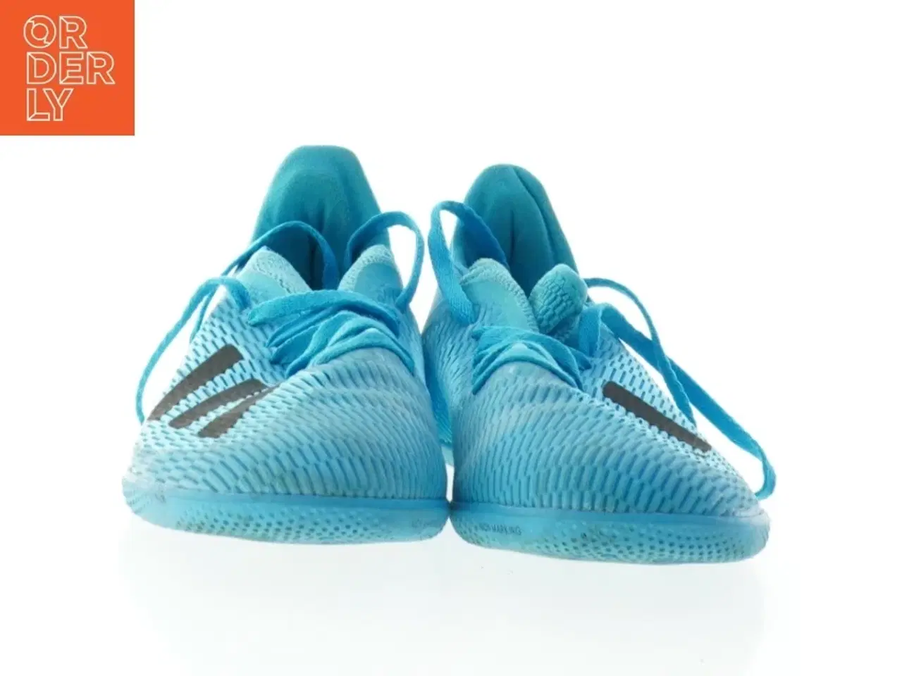 Billede 2 - Blå indendørs fodboldsko fra Adidas (str. 36 og 2 tredjedele)