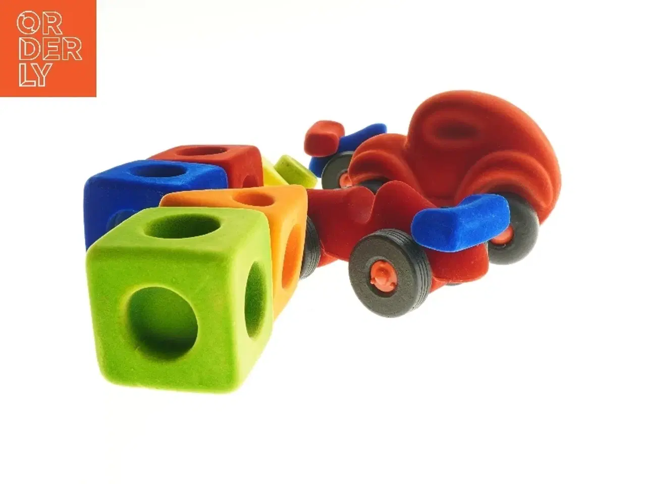 Billede 2 - Rubbabu byggeklodser og legetøjsbiler (str. 20 cm)