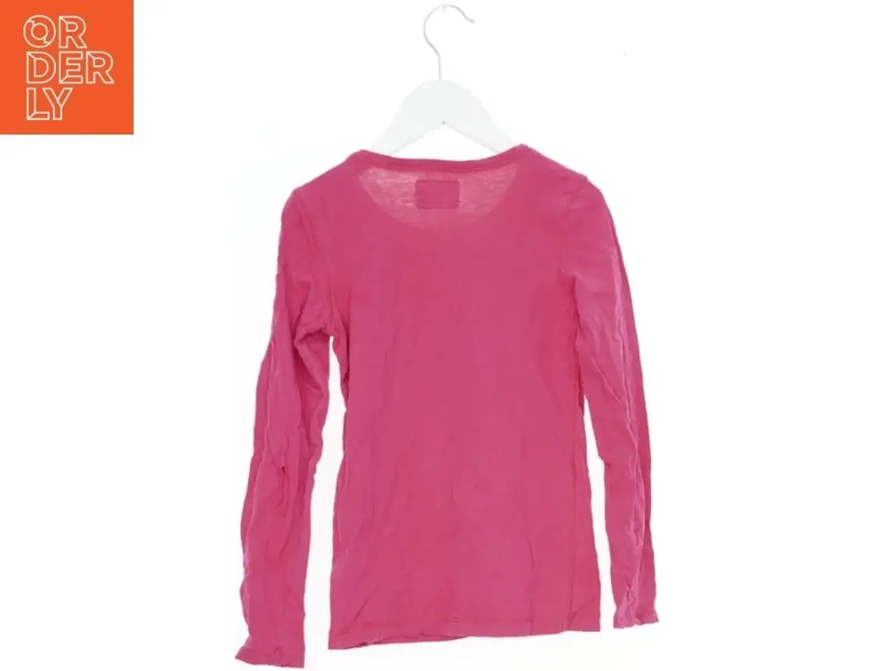 Billede 2 - Lyserød langærmet t-shirt fra Logg (str. 122)