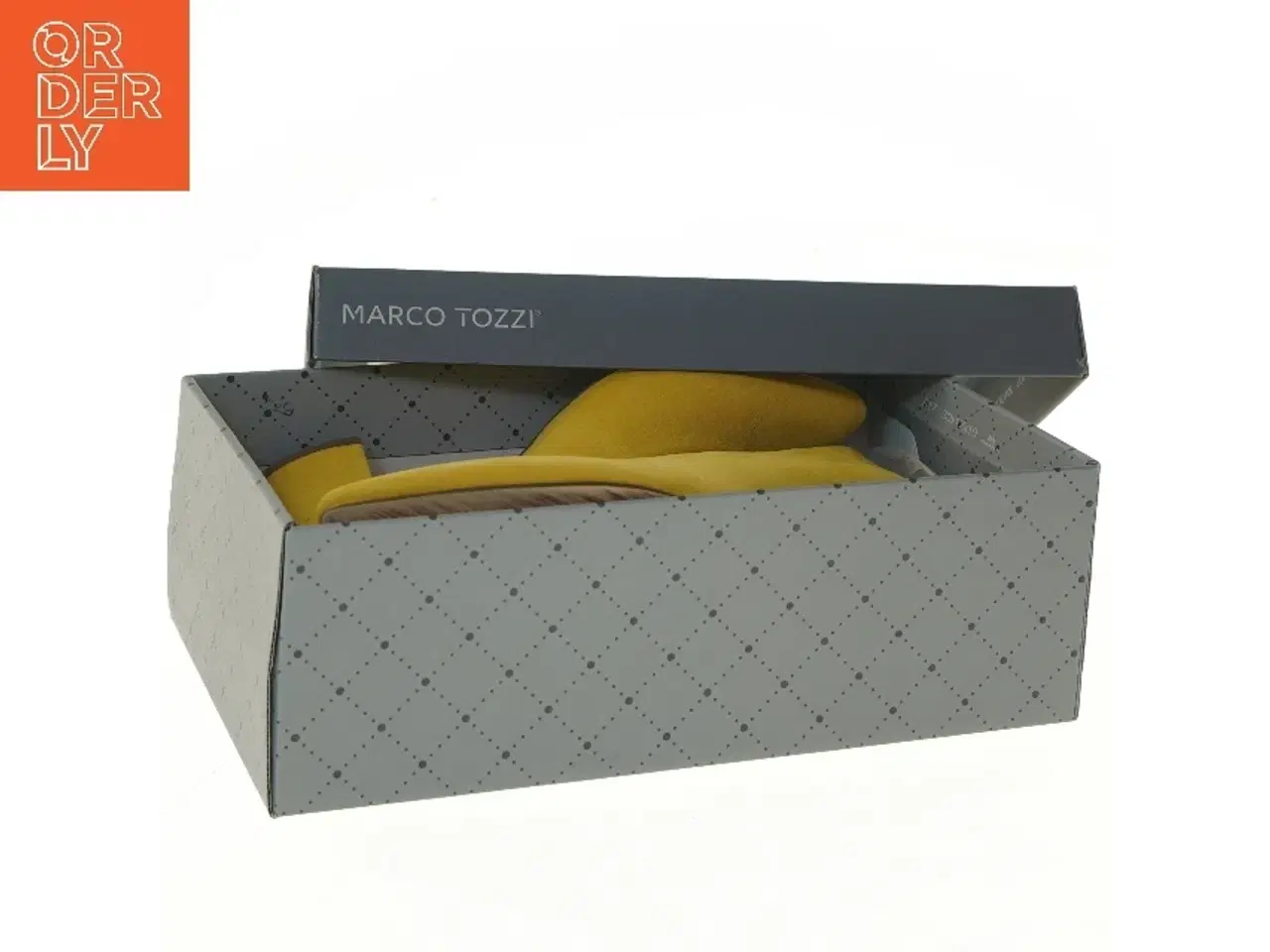 Billede 4 - Gule høje hæle i størrelse 38 fra Marco Tozzi (str. 38 )