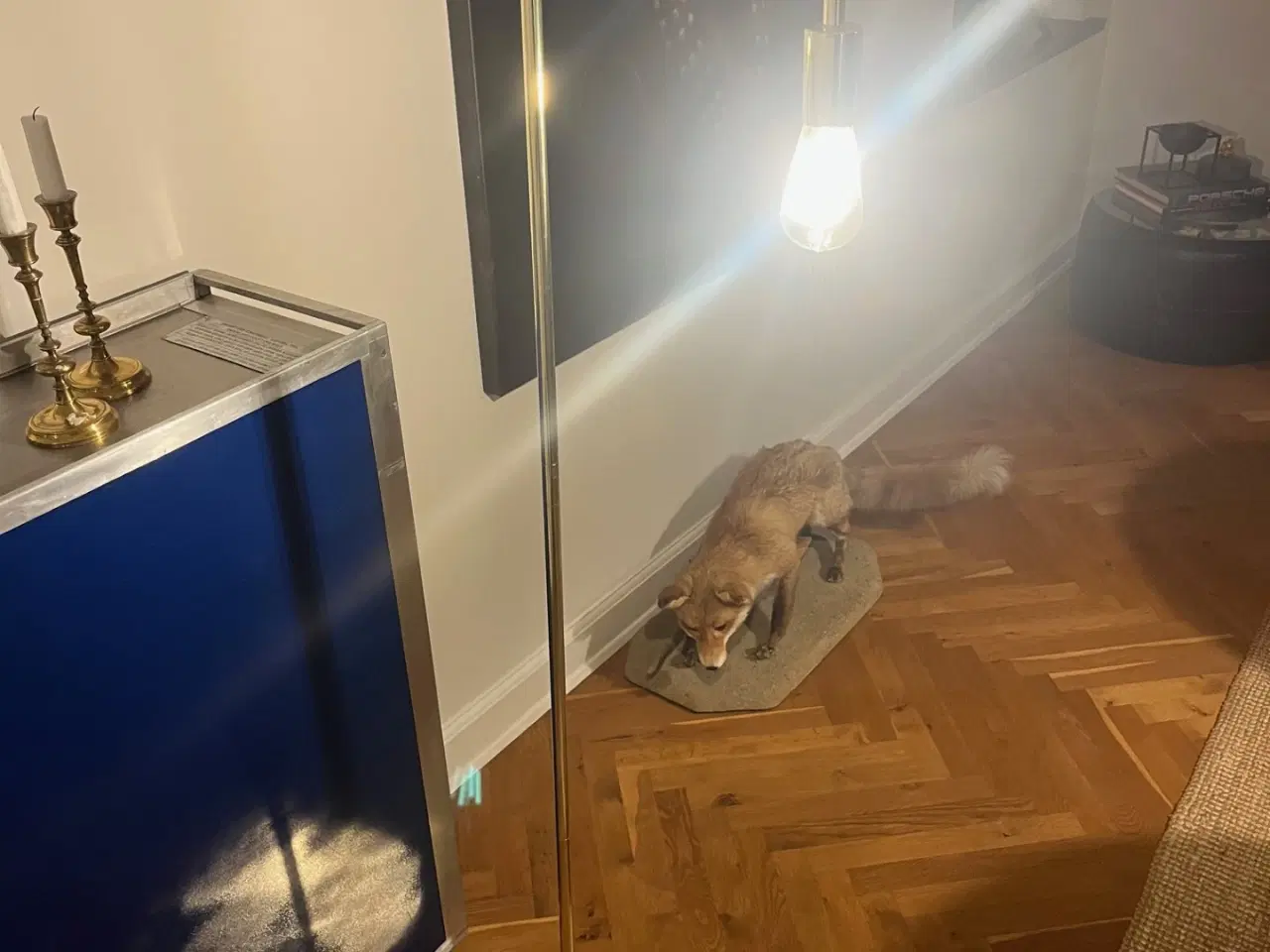 Billede 1 - Standerlampe gulvlampe i messing
