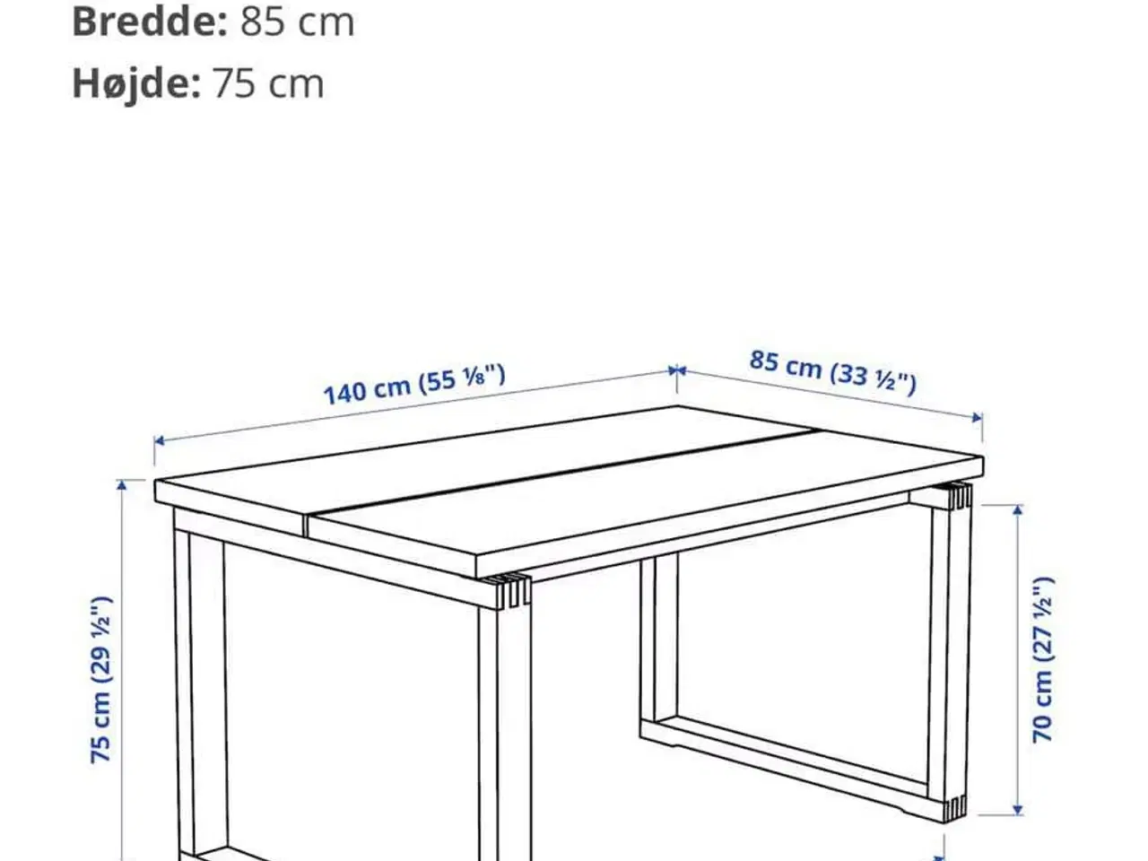 Billede 3 - Spisebord 