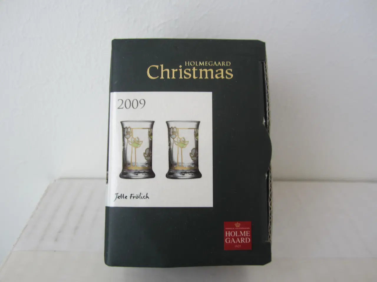 Billede 1 - 2009 Holmegaard jule dramglas.  2 sæt.