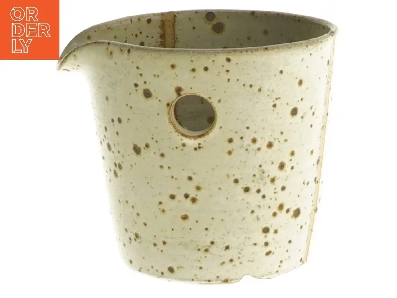 Billede 1 - Keramisk mælkekande fra Følle (str. 8 cm)