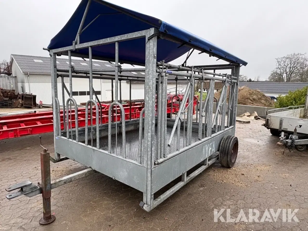 Billede 1 - Mobil foderhæk Jyfa inklusive ekstra sidefag og diverse