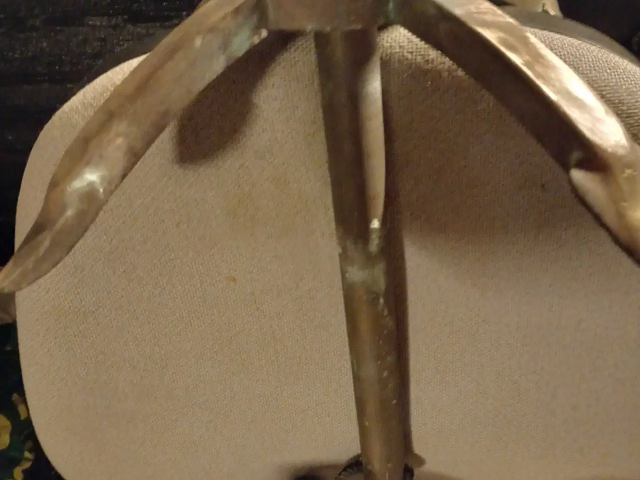 Billede 4 - Fine patinerede malm klokker og messing anker 