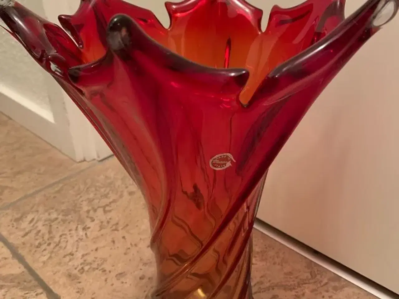 Billede 1 - Flot Italiensk MURANO vase