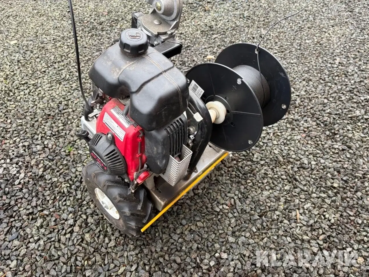 Billede 3 - Kabelnedlægger Portable winch / Honda PWM600MH