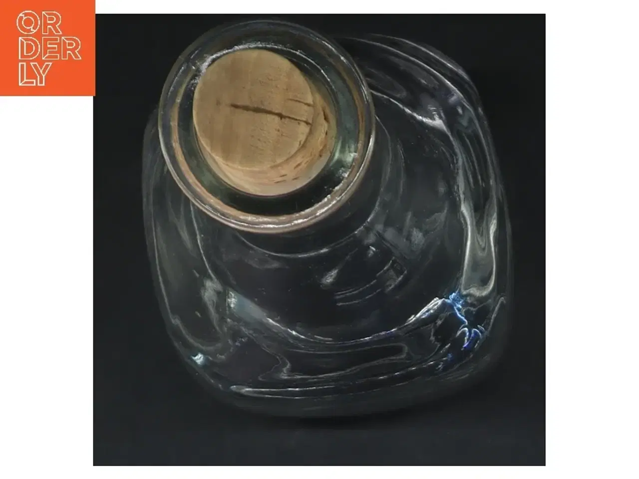 Billede 3 - Glasflaske med korkprop (str. 21 cm)