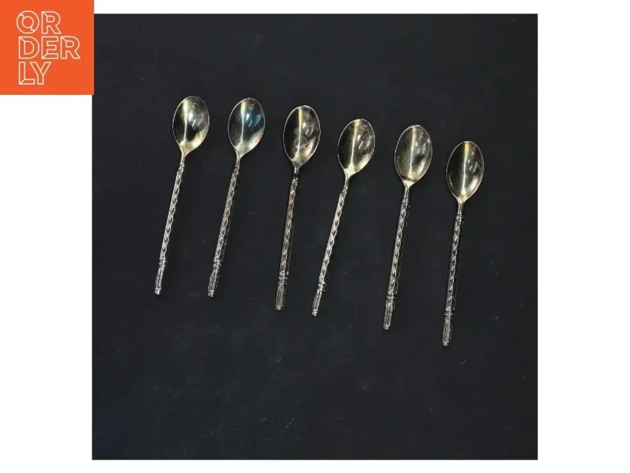 Billede 1 - Sæt af seks dekorative skeer (str. 11x2 cm)