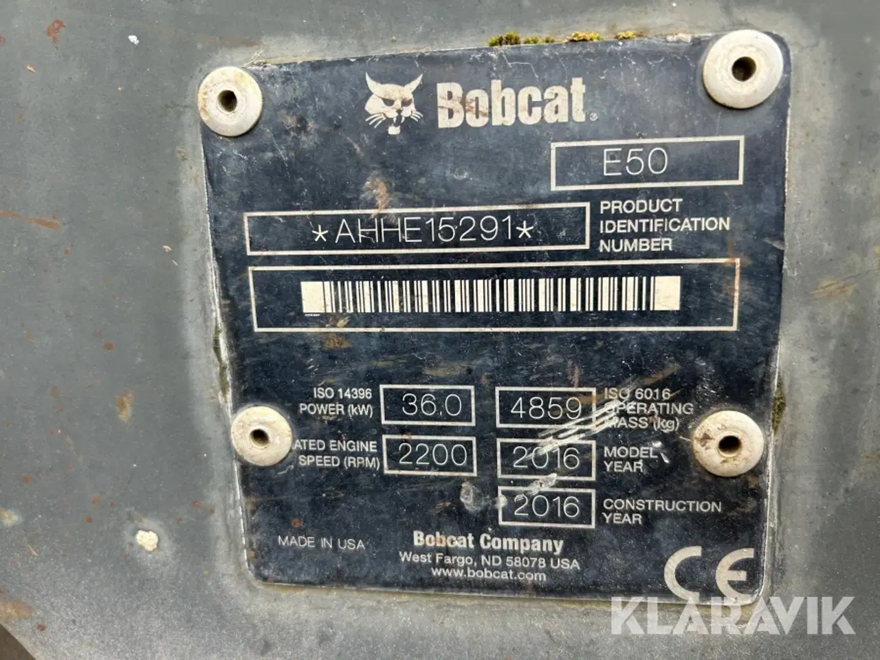 Billede 6 - Gravemaskine Bobcat E50