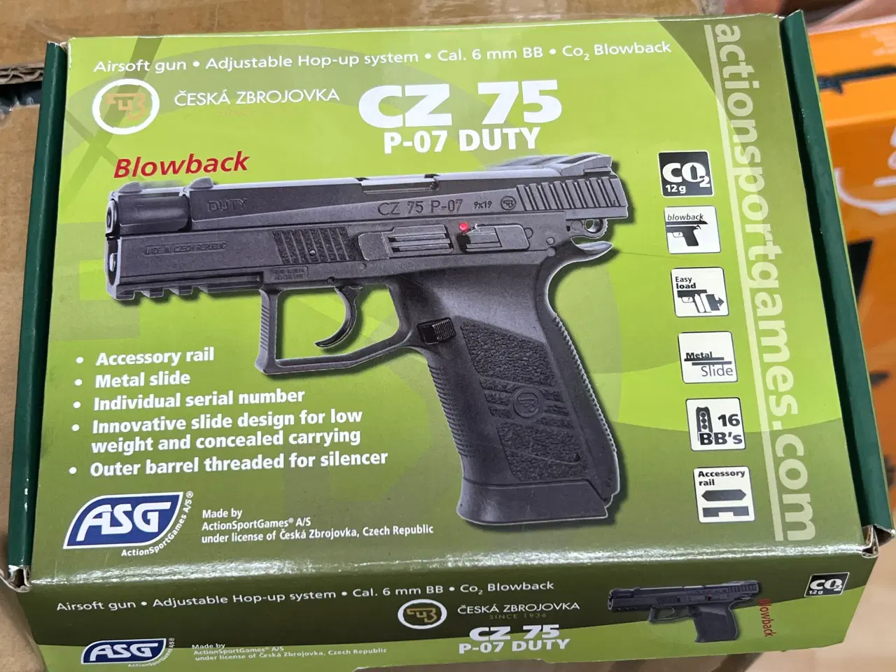 Billede 3 - Cz 75 p07 duty blow back