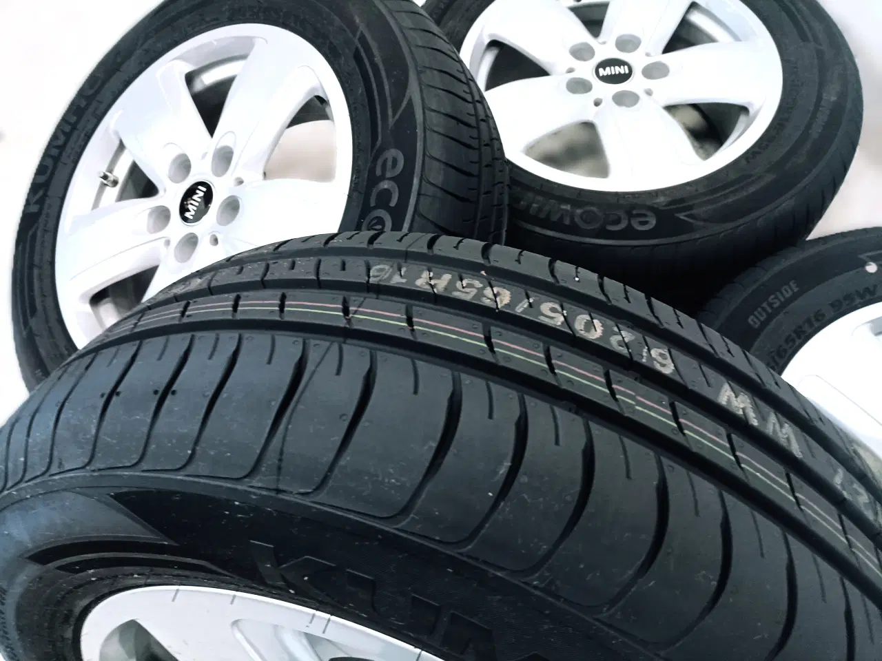 Billede 7 - 5x112 16" ET41 nav 66,6ø MINI sommersæt inkl. TPMS