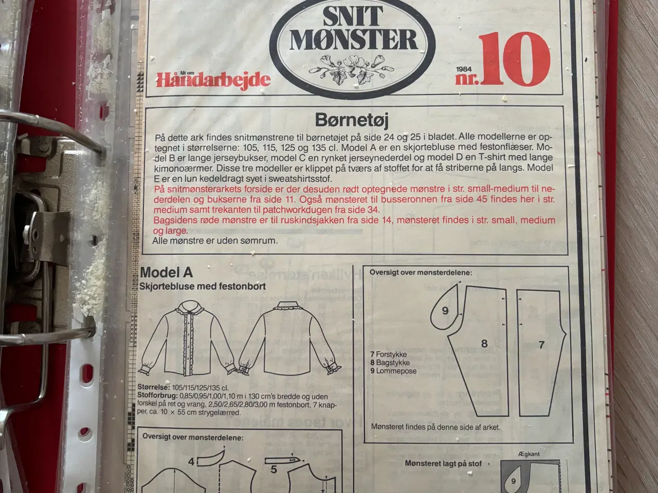 Billede 3 - Unik samling af Snitmønstre 