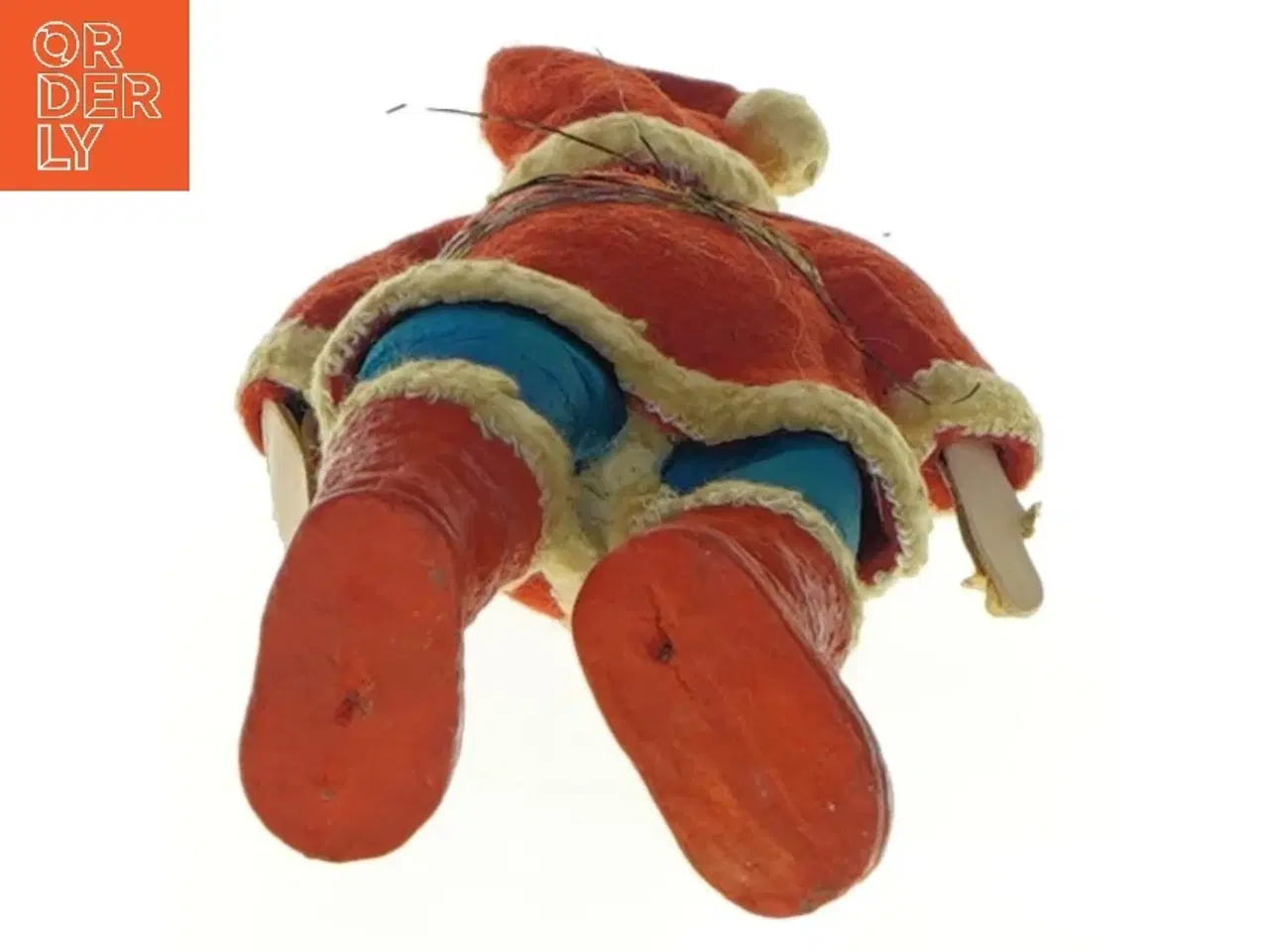 Billede 4 - Julemandsfigur, antik (str. 14 x 7 cm)