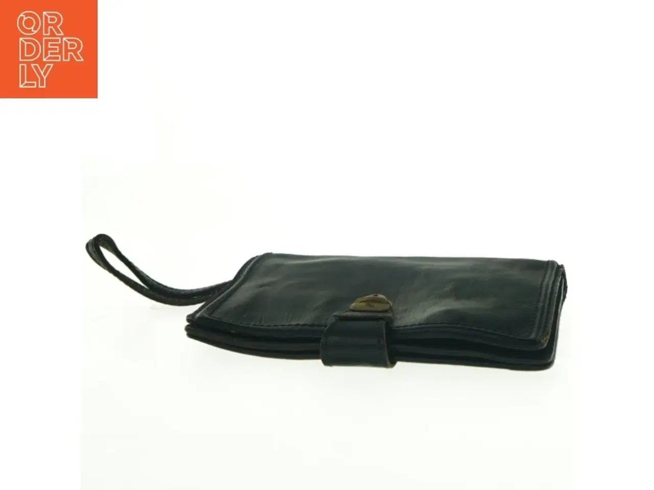 Billede 6 - Sort læderpung/taske fra Diesel (str. 24 x 16 cm)