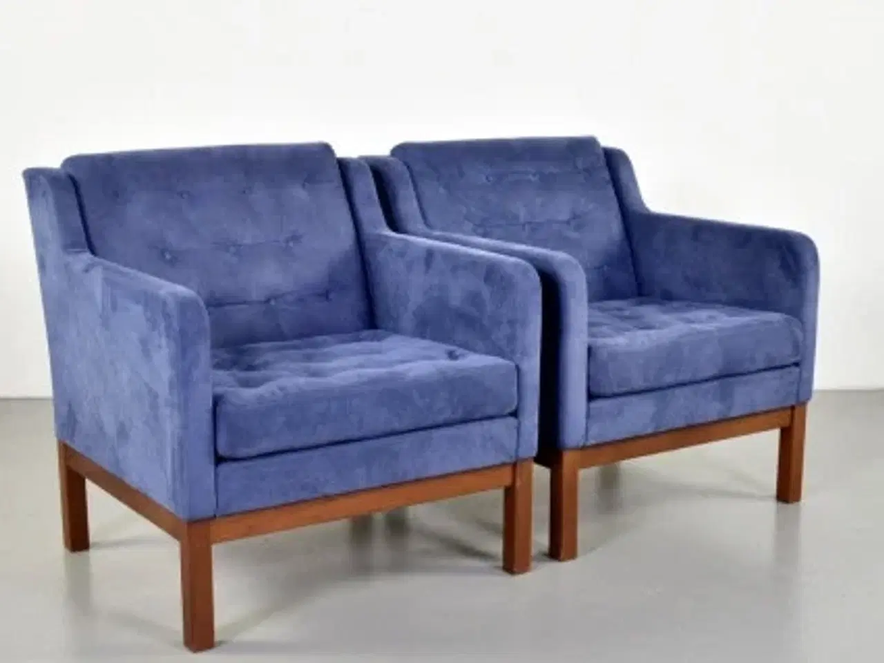Billede 10 - Erik jørgensen ej 315 sofa og 2 stole med blå polster