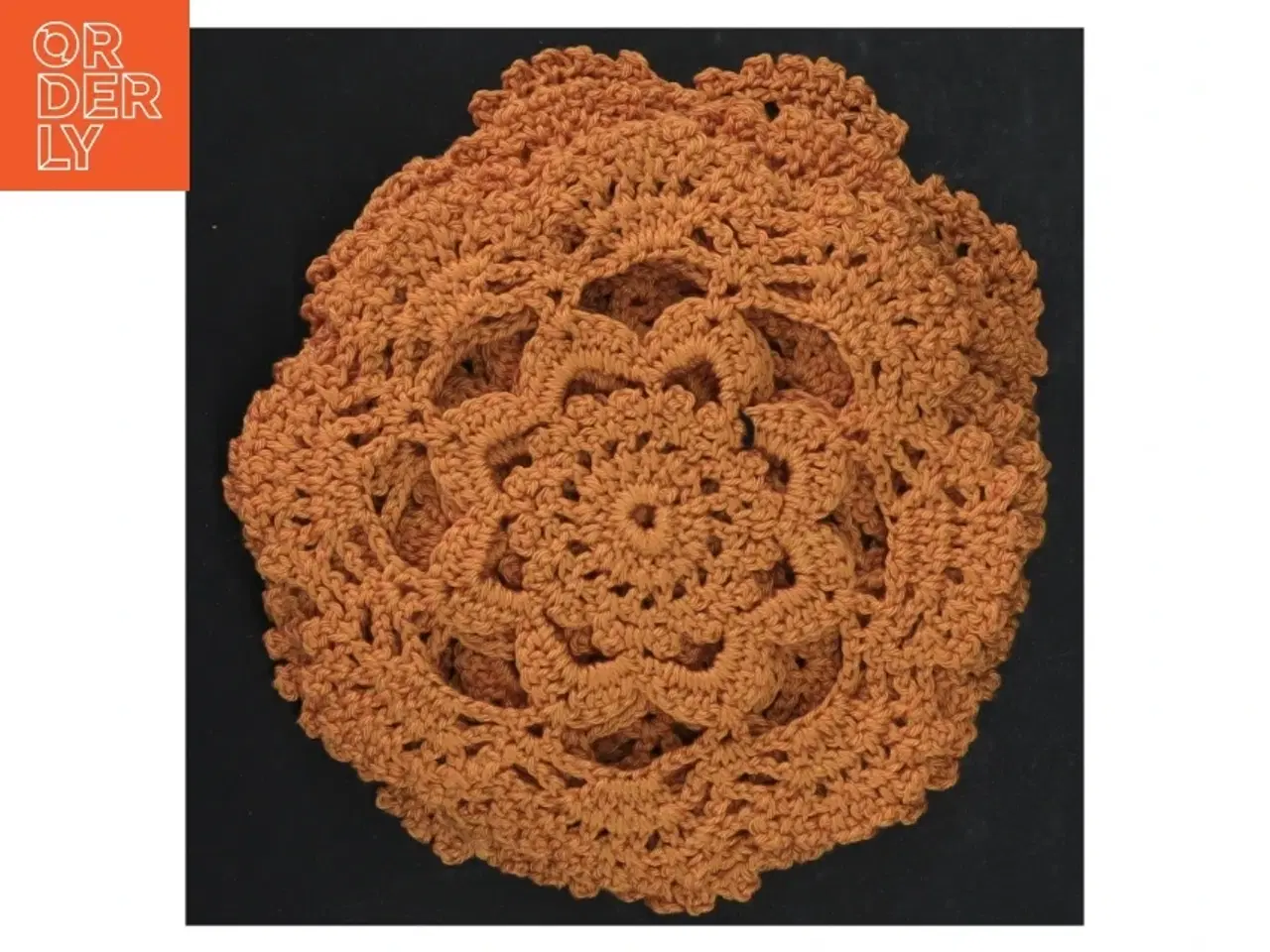 Billede 2 - Hæklede rondeller (str. 15 cm i diameter. 10 styk)