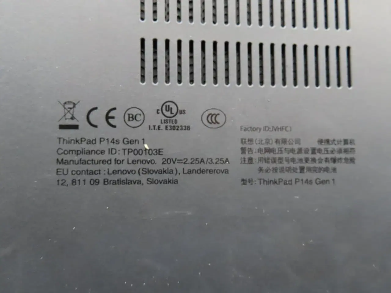 Billede 9 - Bærbar PC, LENOVO THINKPAD P14S