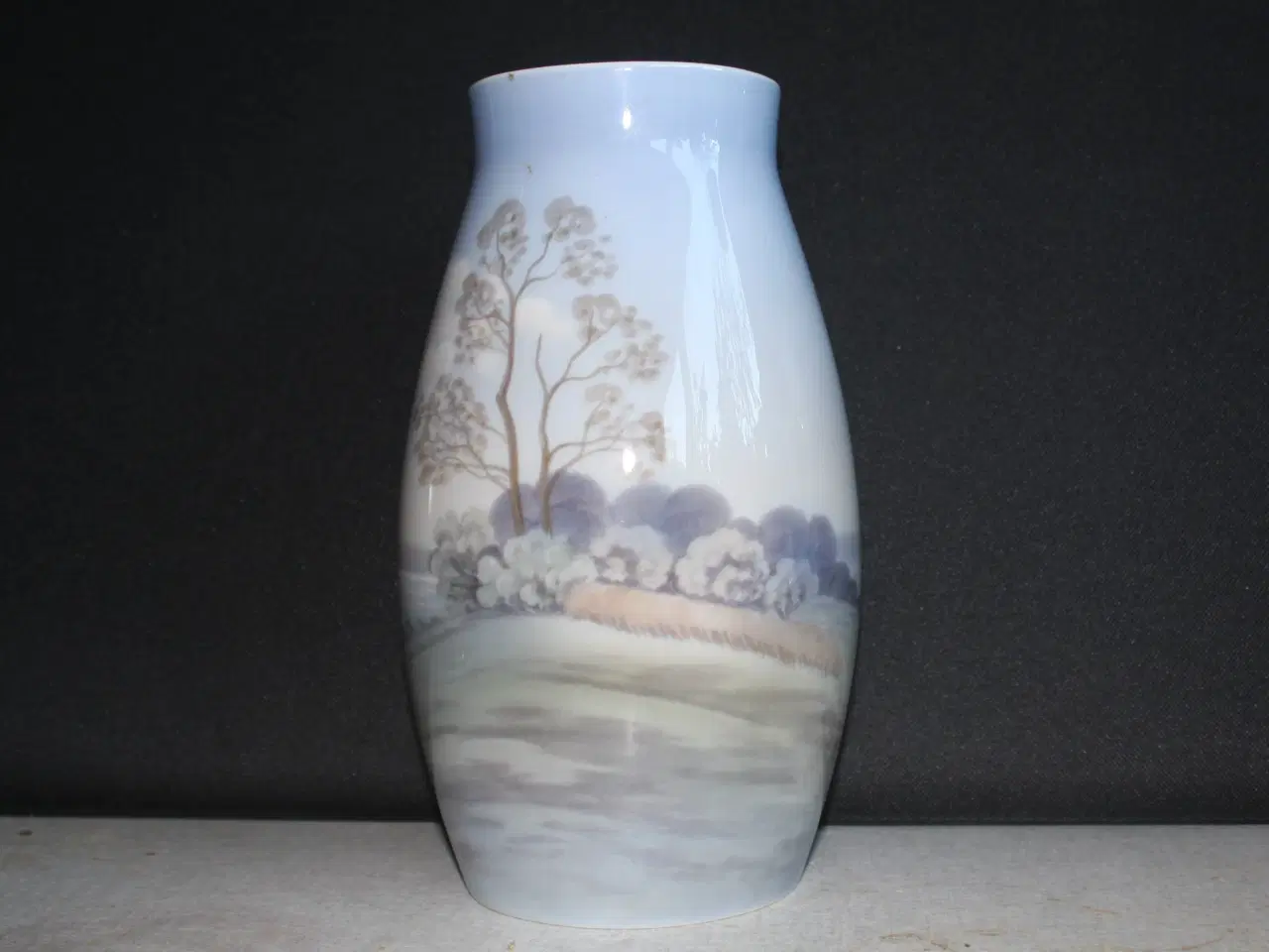 Billede 1 - Vase med landskab fra B&G