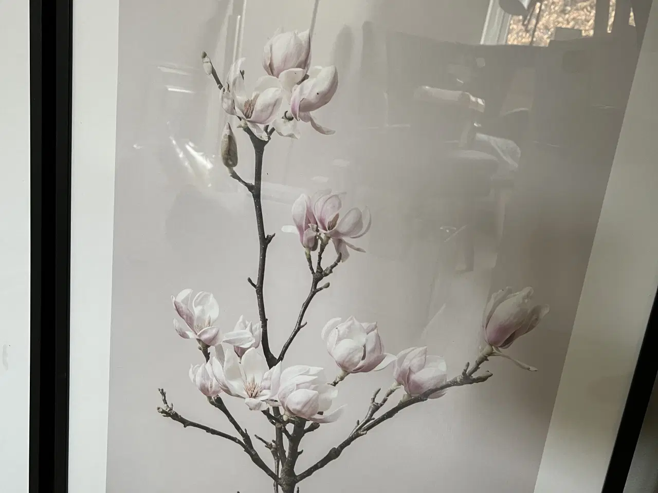 Billede 2 - 2 stk billeder med sort ramme