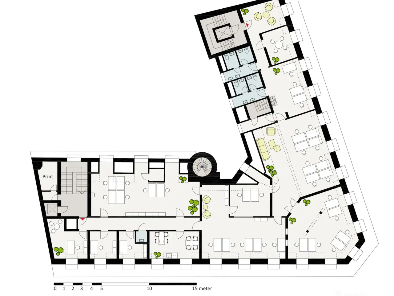 Billede 14 - Penthouse kontorlejemål med udsigt i hjertet af København K