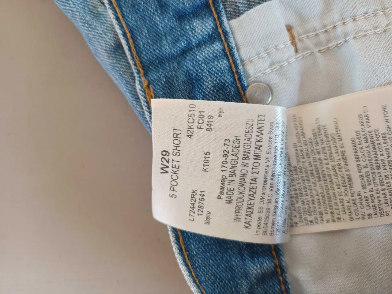 Billede 3 - Herre shorts str. 29. Mærke: Lee