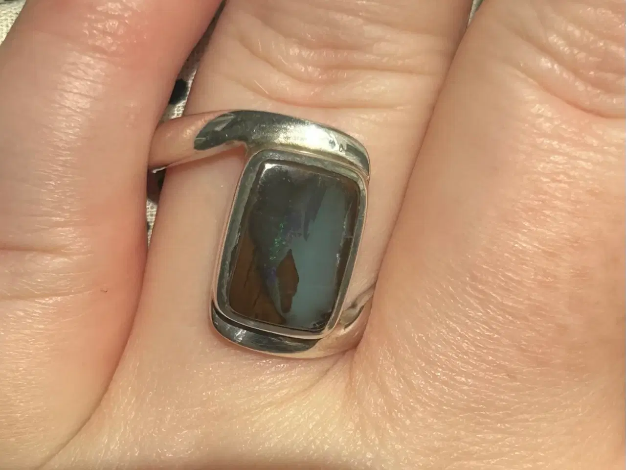 Billede 6 - Opal sølvring 