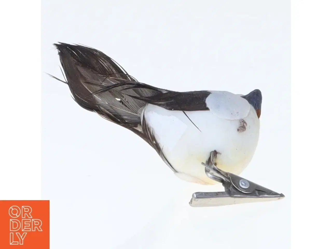 Billede 2 - Fugl dekorationsfigur med klips (str. 5,5 cm)