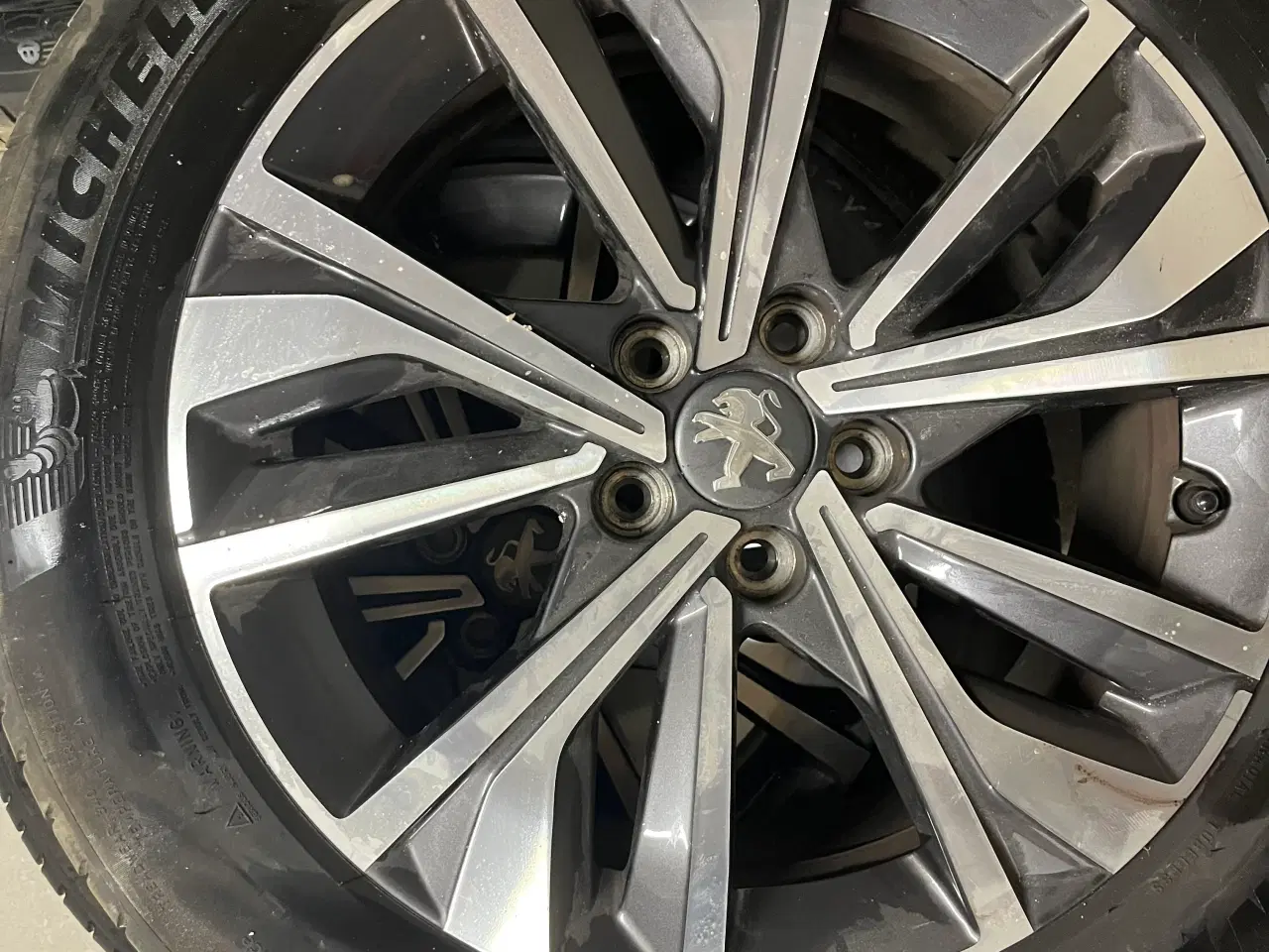 Billede 2 - Peugeot 17” alufælge med Sommer Michelin dæk – sup