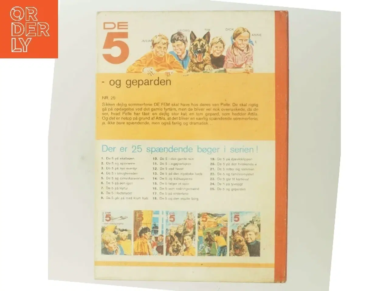 Billede 3 - Illustreret De 5 - og geparden af Enid Blyton (Bog)