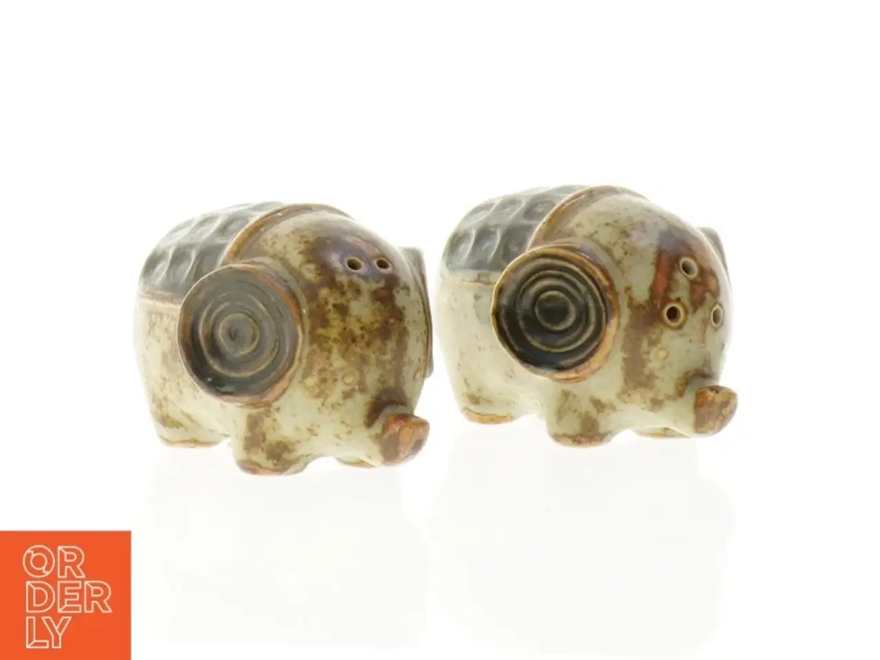 Billede 1 - Keramik Elefant salt- og pebersæt (str. 8 x 6 x 5 cm)