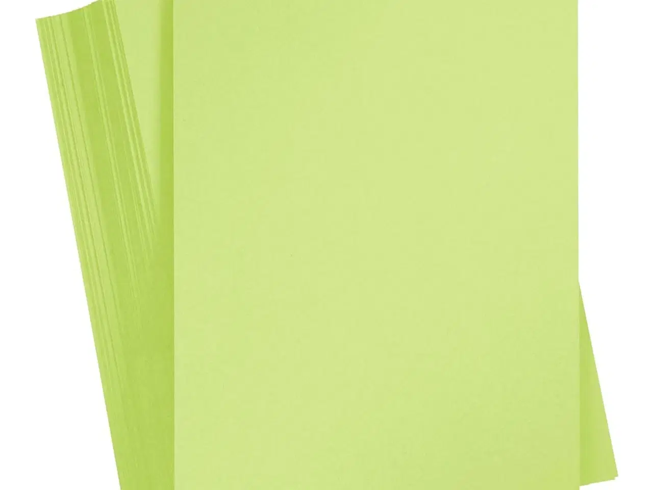 Billede 1 - Karton, A4, ark 210x297 mm, 180 g, lys grøn, 100ark/ 1 pk.