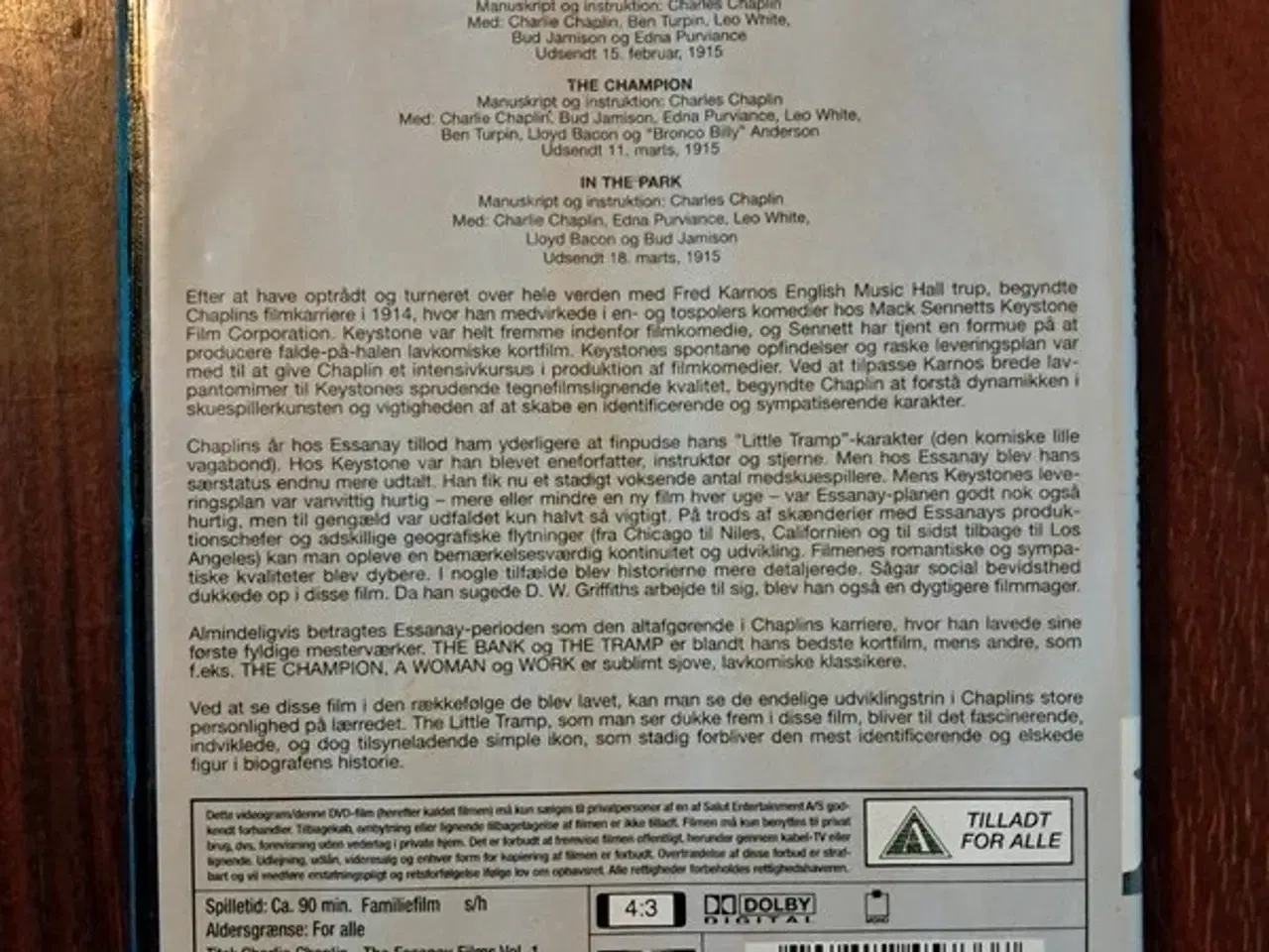 Billede 4 - Charlie Chaplin vol. 1