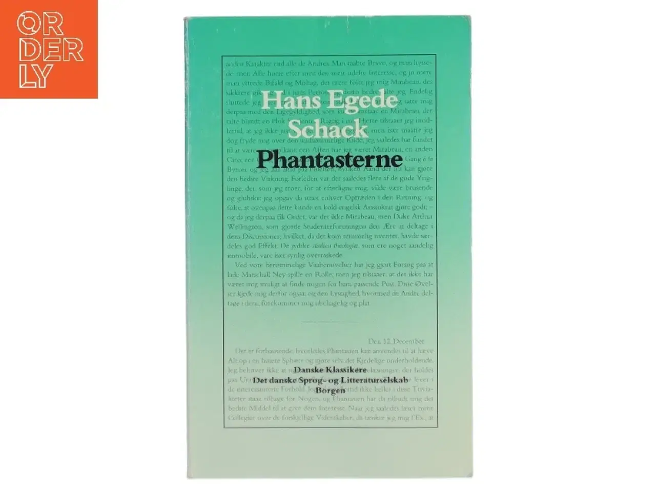 Billede 2 - Hans Egede Schack: Phantasterne