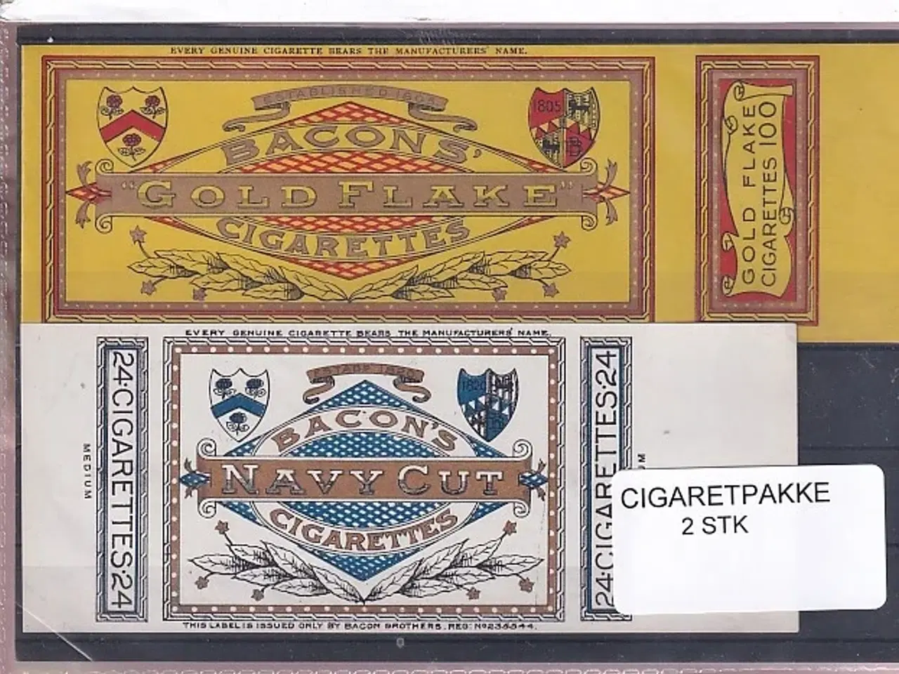 Billede 1 - Cigaretpakker - 2 Stk.