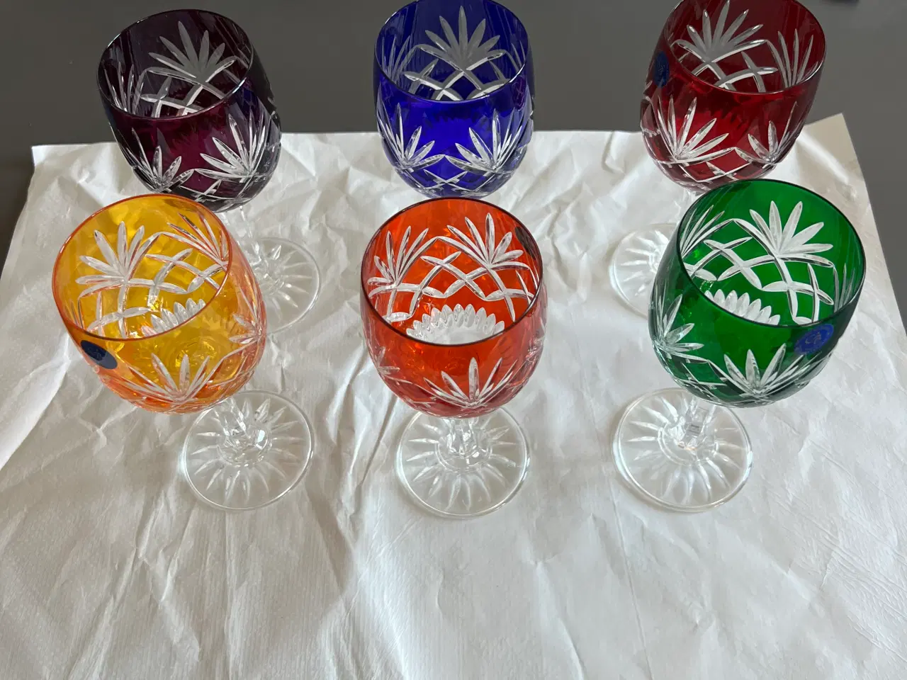 Billede 1 - Krystal vinglas 