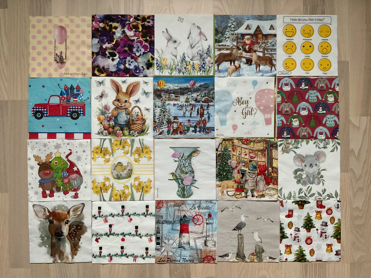 Billede 3 - Nye servietter købt ind og udland ( 100 stk )