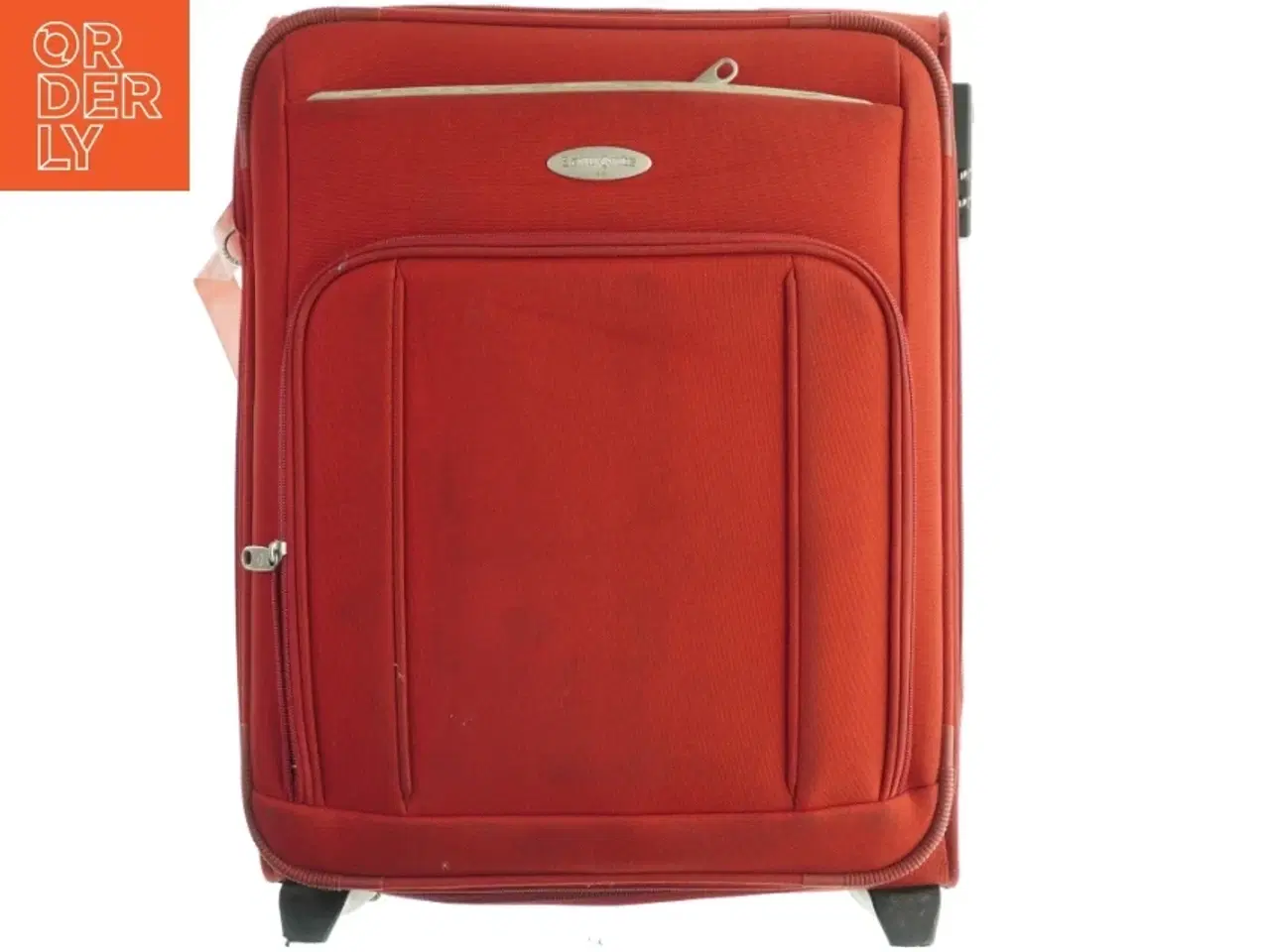 Billede 1 - Rød kuffert med hjul fra Samsonite (str. 46 x 40 cm)